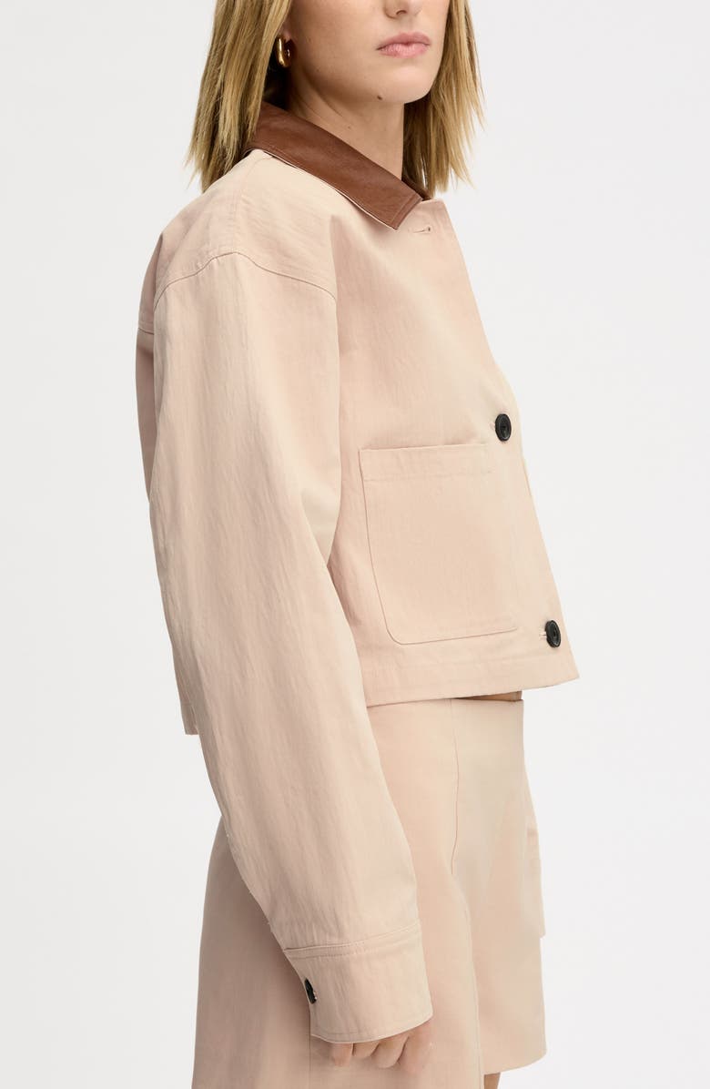 Sam Edelman Crop Jacket, Alternate, color, Sand