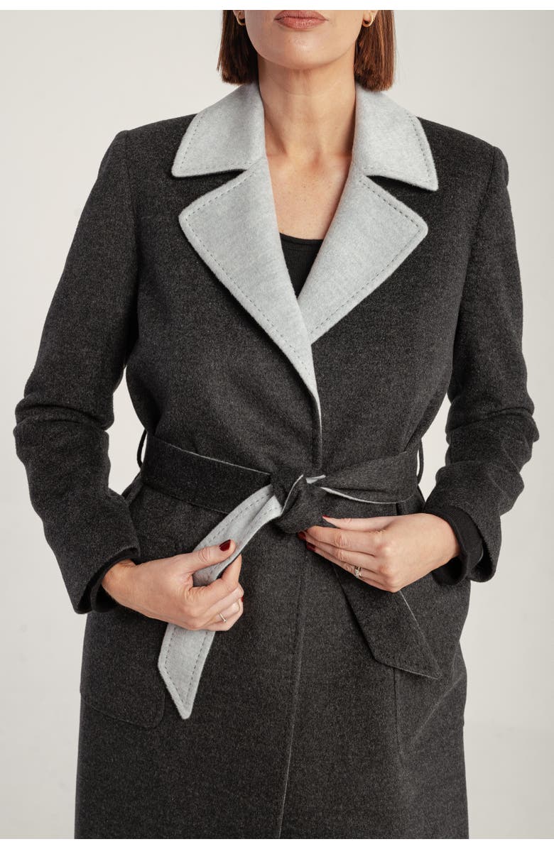 1982 Cashmere Belted Wrap Coat, Alternate, color, V4_mid Grey