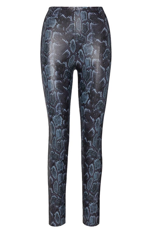 COMMANDO COMMANDO REPTILE EMBOSSED FAUX LEATHER LEGGINGS