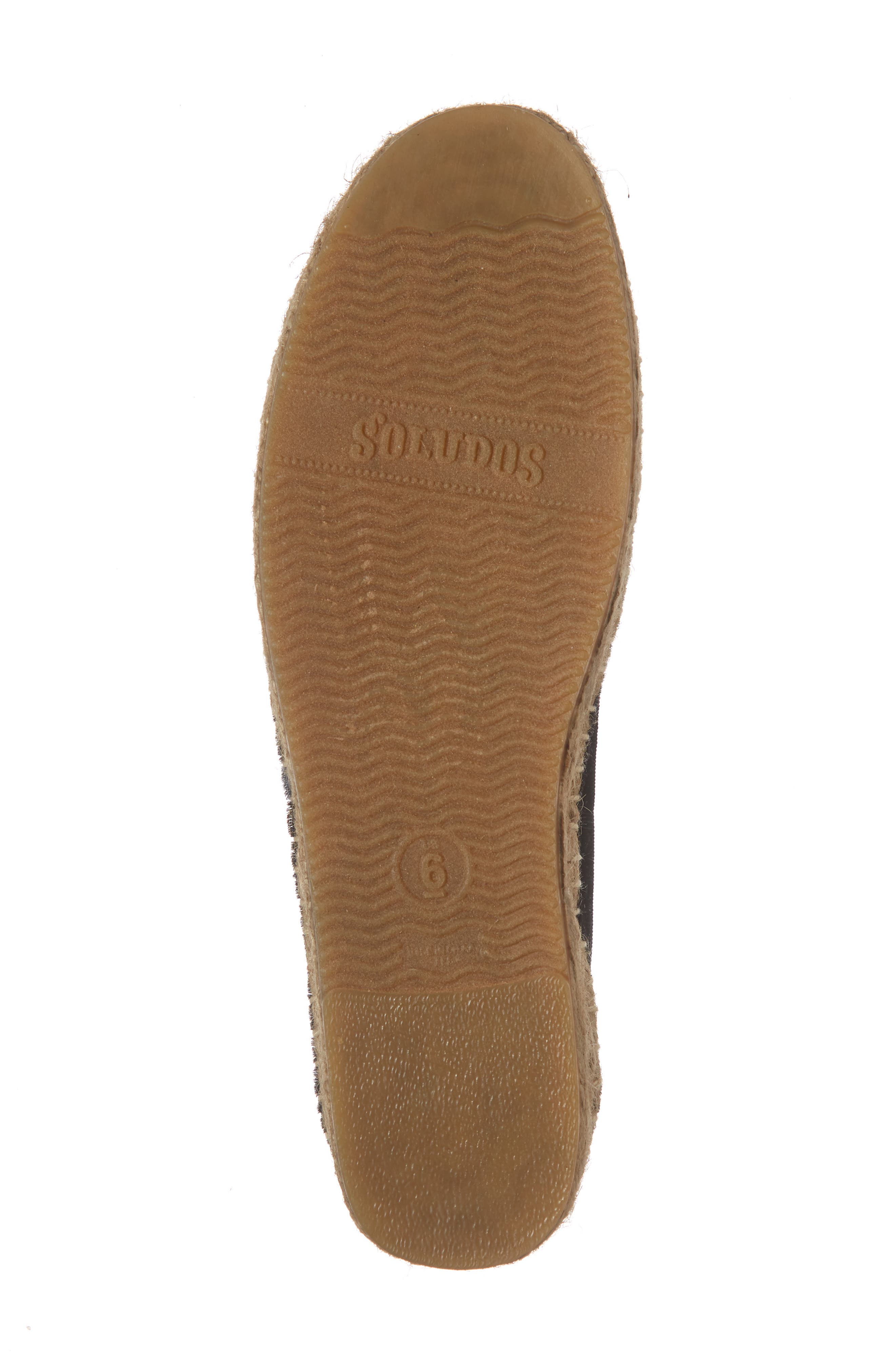 Soludos Platform Smoking Slipper Espadrille, Alternate, color, 