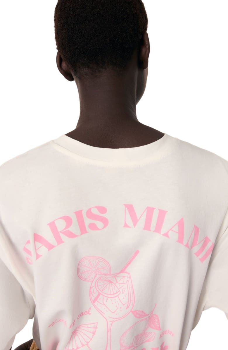 maje Printed T-shirt, Alternate, color, 