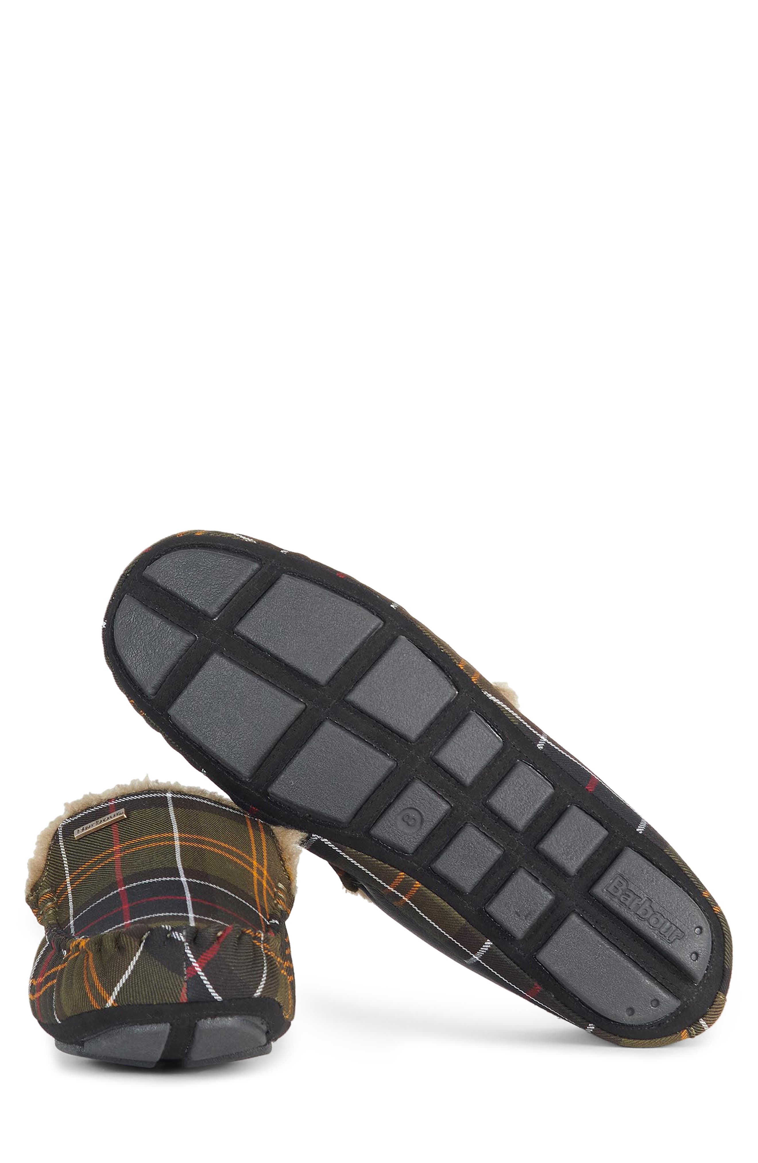 Barbour Monty Faux Fur Lined Slipper, Alternate, color, Recycled Classic Tartan