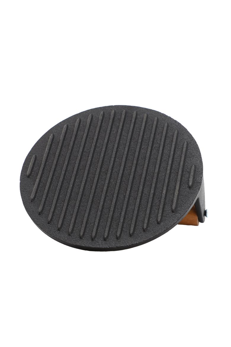 7.5 Inch Round Heavy Duty Cast Iron Grill Press, Alternate, color, Black