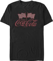 Coca Cola Men's Enjoy the Flags Short Sleeve Graphic T-Shirt