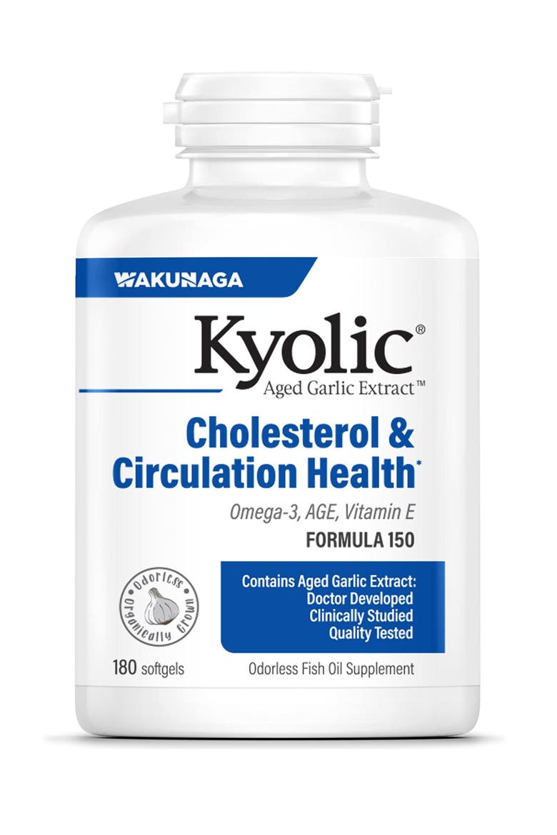 Aged Garlic Extract Formula 150, Cholesterol & Circulation Health, 180 softgels, Main, color, None