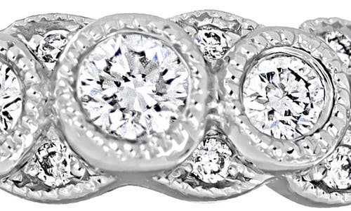 Bony Levy Monaco 18k White Gold Diamond Stackable Ring In Gray
