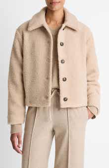 Vince High Pile Fleece Jacket