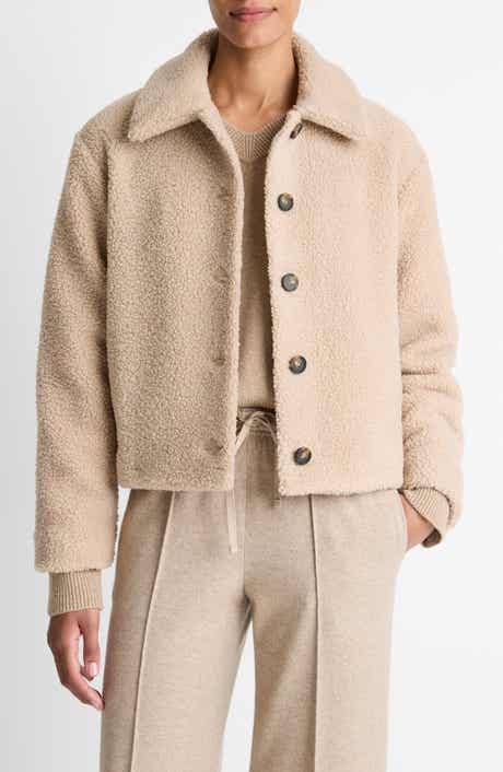 Vince High Pile Fleece Jacket