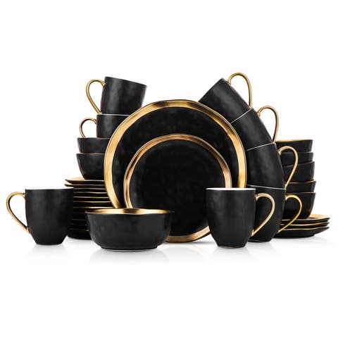 Florian Porcelain 32-Piece Dinnerware Set