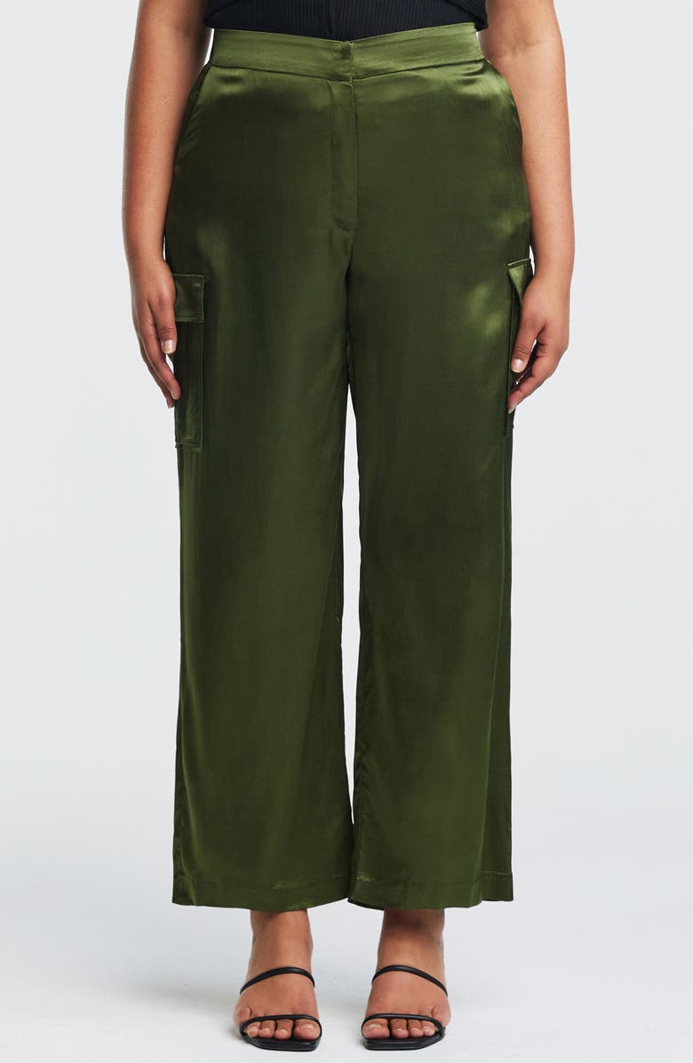 Estelle Tess Satin Wide Leg Pants, Main, color,