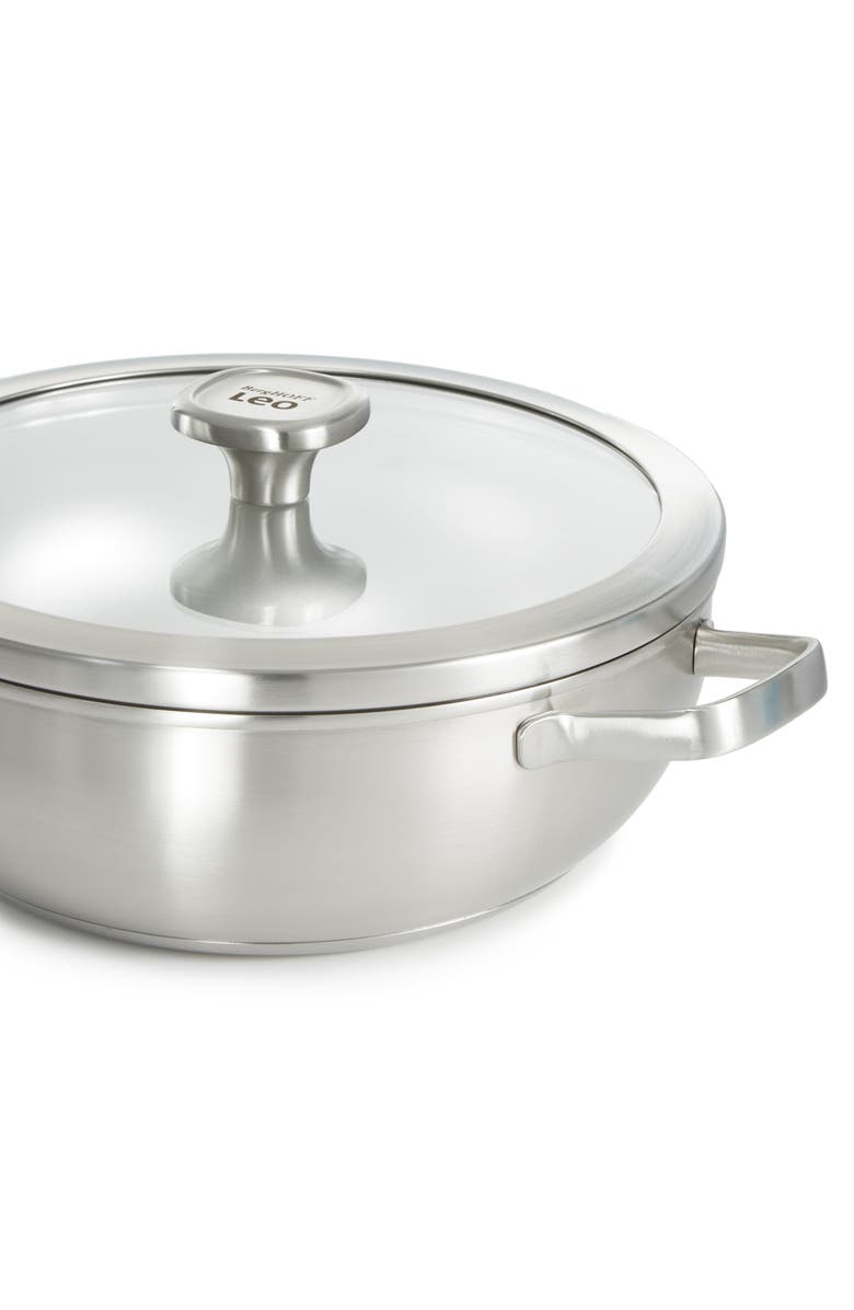 BergHOFF Leo Graphite 11-Inch Covered Wok Pan, Alternate, color, Grey