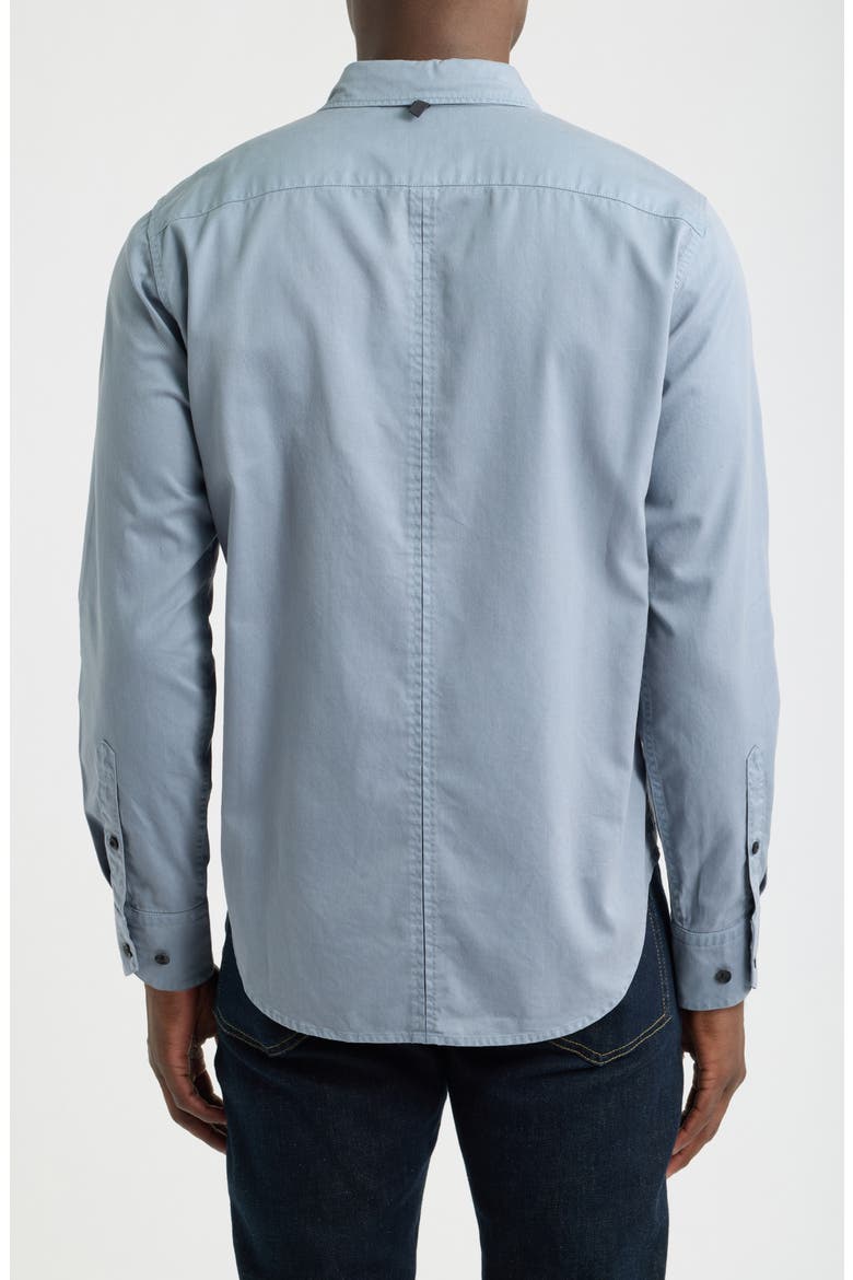 Tomlin Overdyed Shirt, Alternate, color, WASHED DARK BLUE