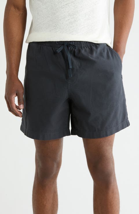 Drawstring Cotton Shorts
