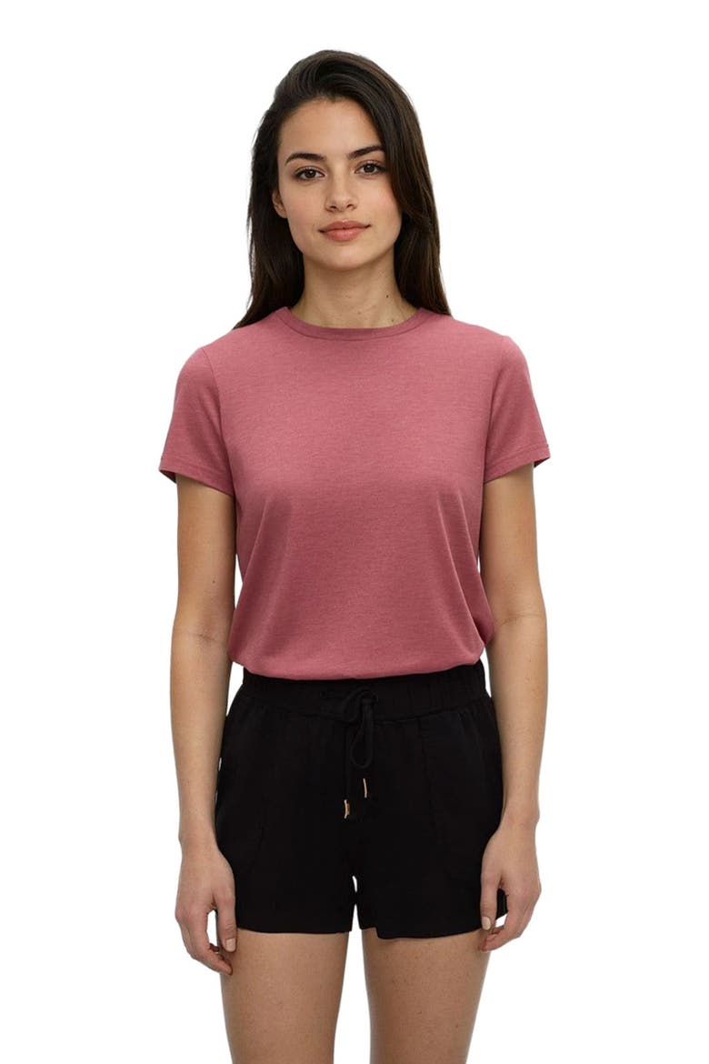 Winslow T-Shirt, Alternate, color, Rosewood Heather