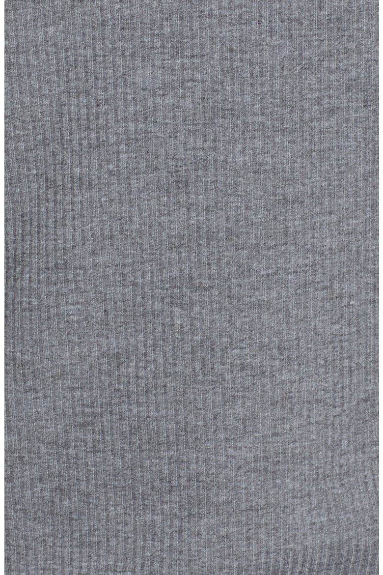 Ribbed Turtleneck, Alternate, color, GREY DARK HEATHER