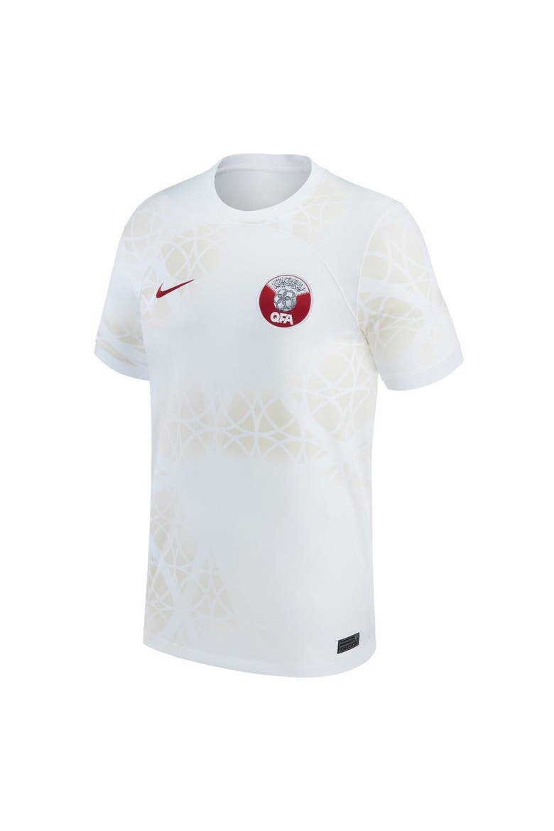 Men's Nike White Qatar National Team 2022/23 Away Replica Jersey