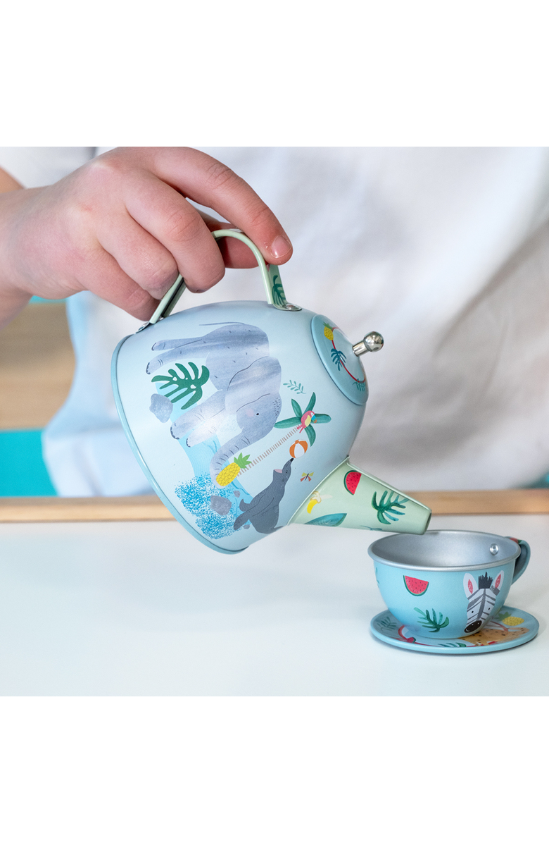 Floss & Rock 14pc Boxed Tea Set, Alternate, color, Jungle