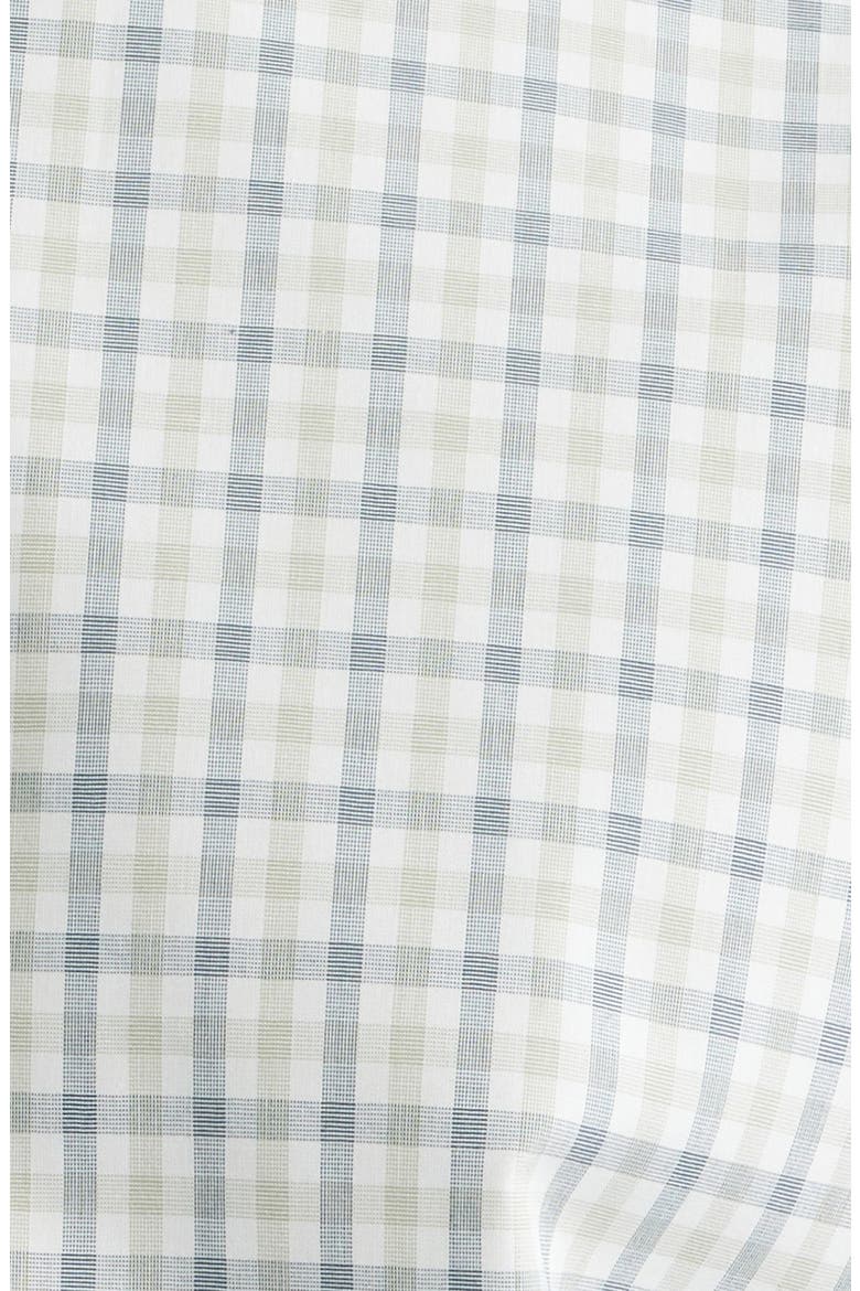 Traditional Fit Check Non-Iron Cotton Dress Shirt, Alternate, color, GREEN ODRANA GINGHAM