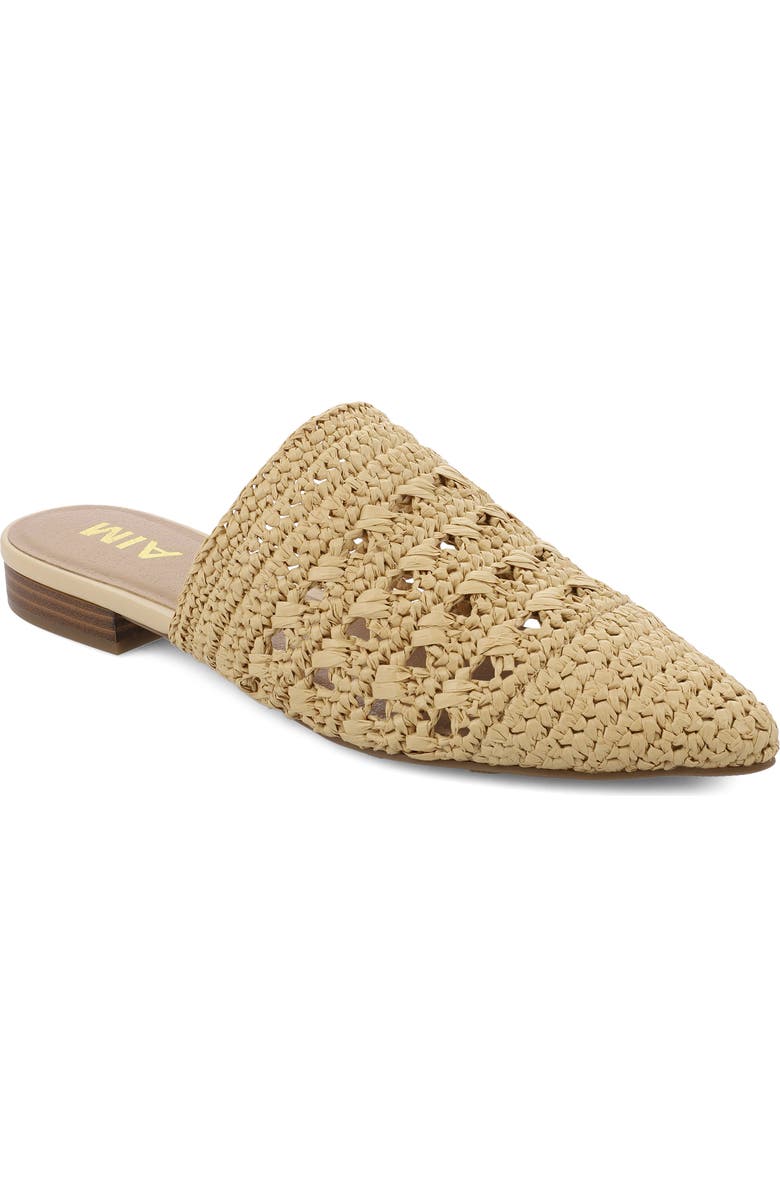 MIA Jany Raffia Mule, Main, color, Natural