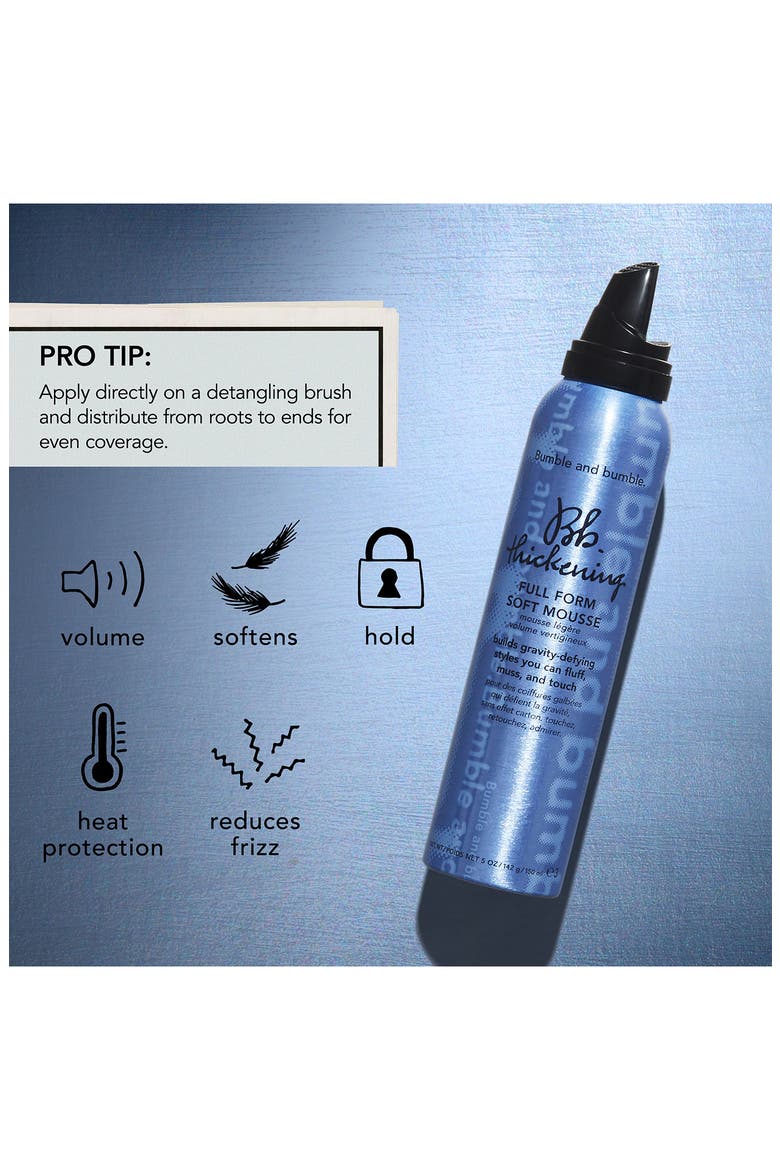 Thickening Full Form Soft Hair Mousse, Alternate, color, NO COLOR