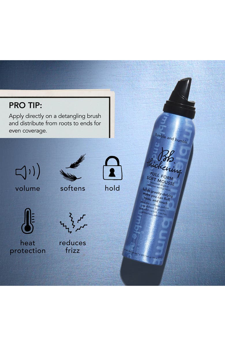 Bumble and bumble. Thickening Full Form Soft Hair Mousse, Alternate, color, 