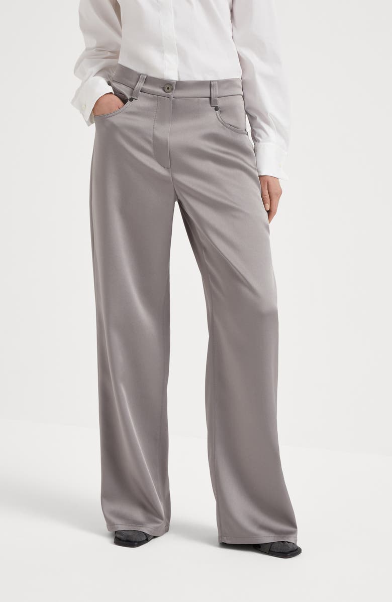 Brunello Cucinelli Five-pocket Wide trousers, Alternate, color, 