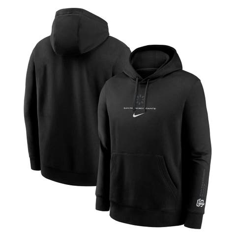 Men's Nike  Black San Francisco Giants  Fashion Club Fleece Pullover Hoodie