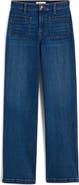 Madewell Emmett Patch Pocket Wide Leg Jeans