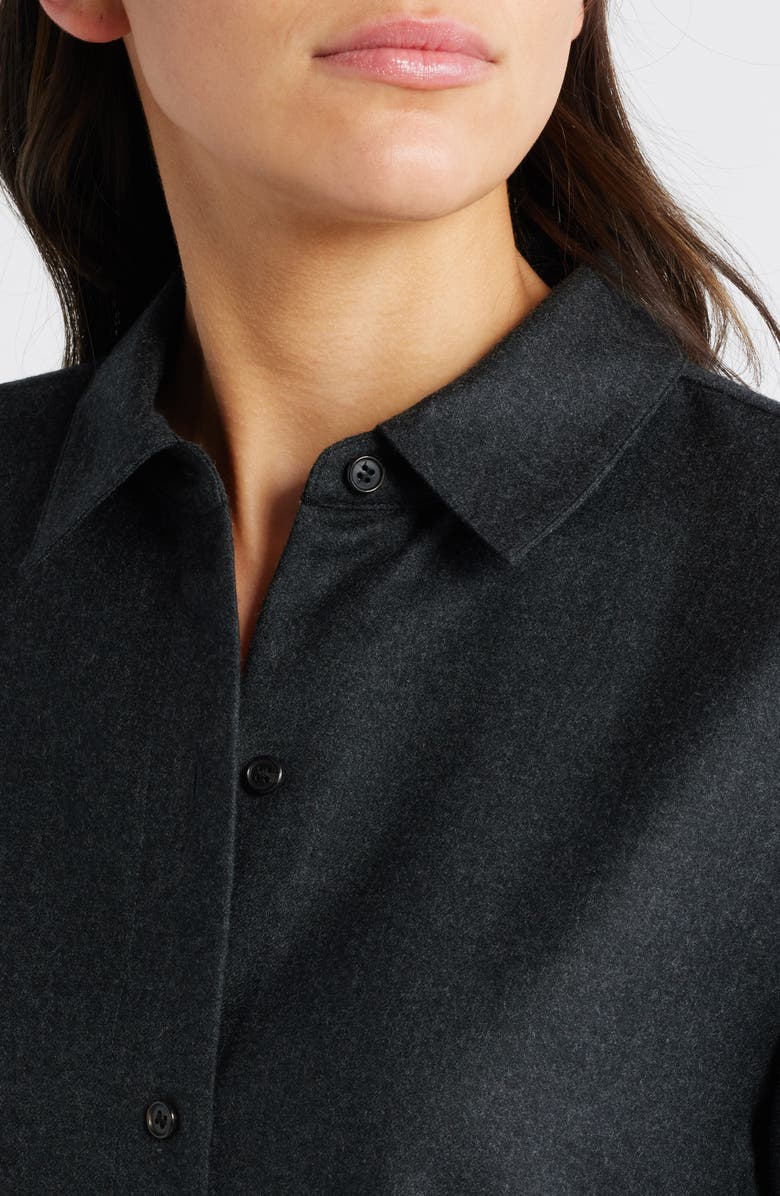 Theory Wool Button-Up Shirt, Alternate, color,