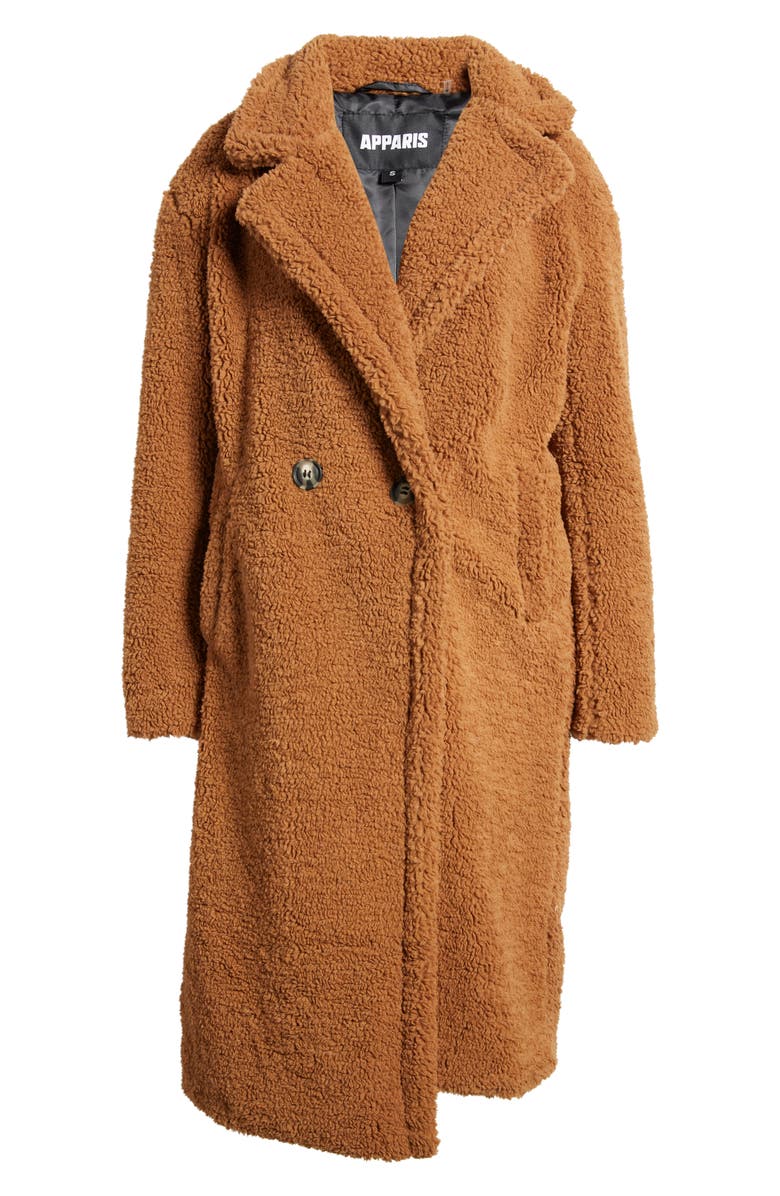 Apparis Anoushka Faux Fur Coat, Alternate, color,