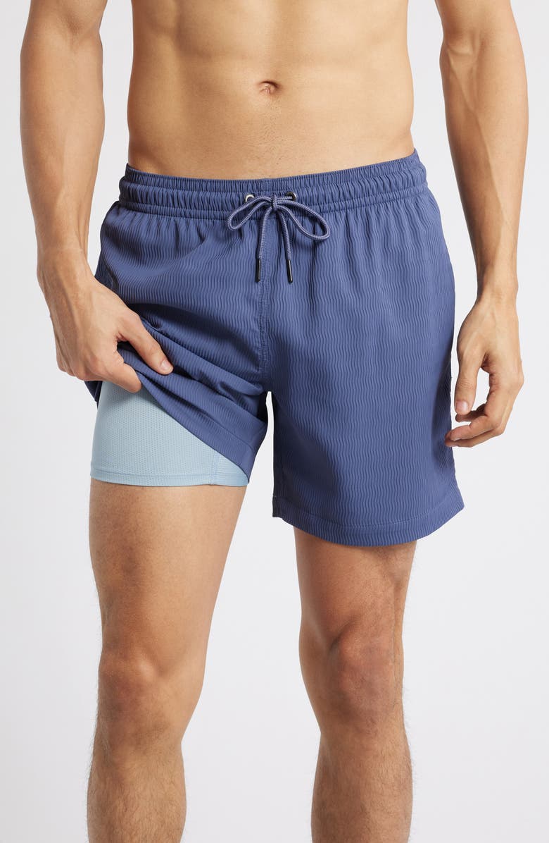 Chubbies The Sketches 5.5-Inch Ribbed Swim Trunks, Alternate, color,