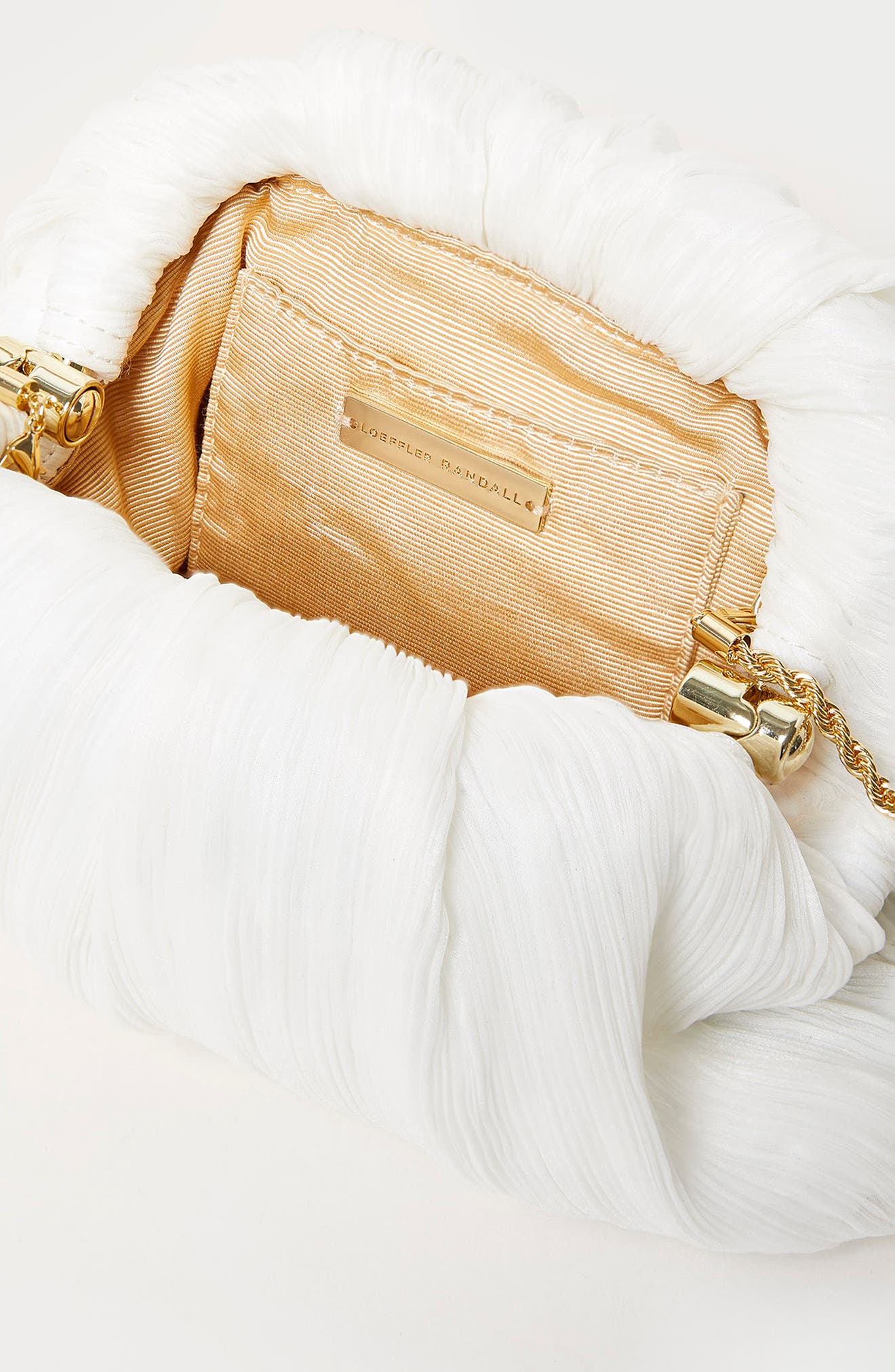Bailey Half Moon Clutch, Alternate, color, PEARL