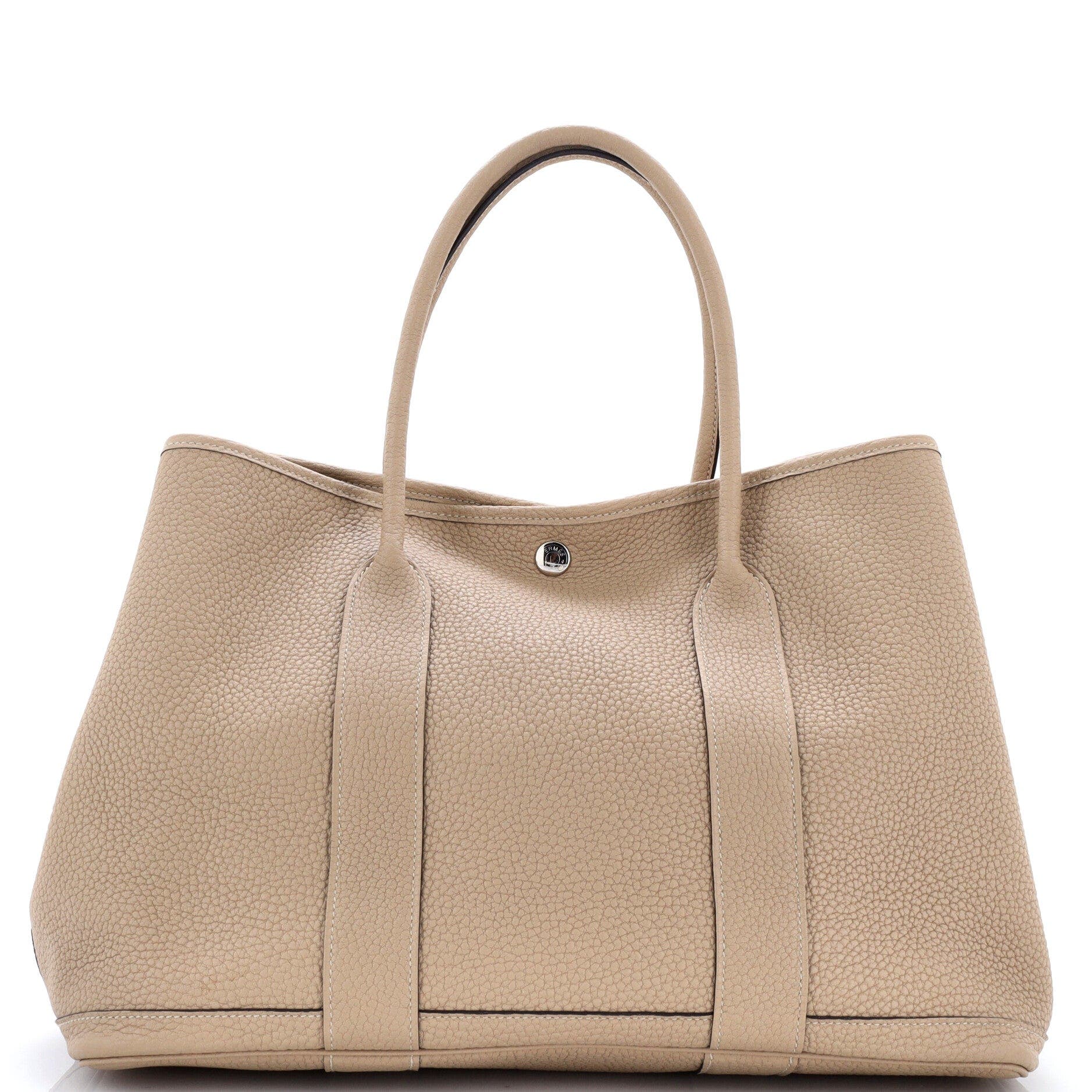 Garden Party Tote Leather 36, Main, color, White