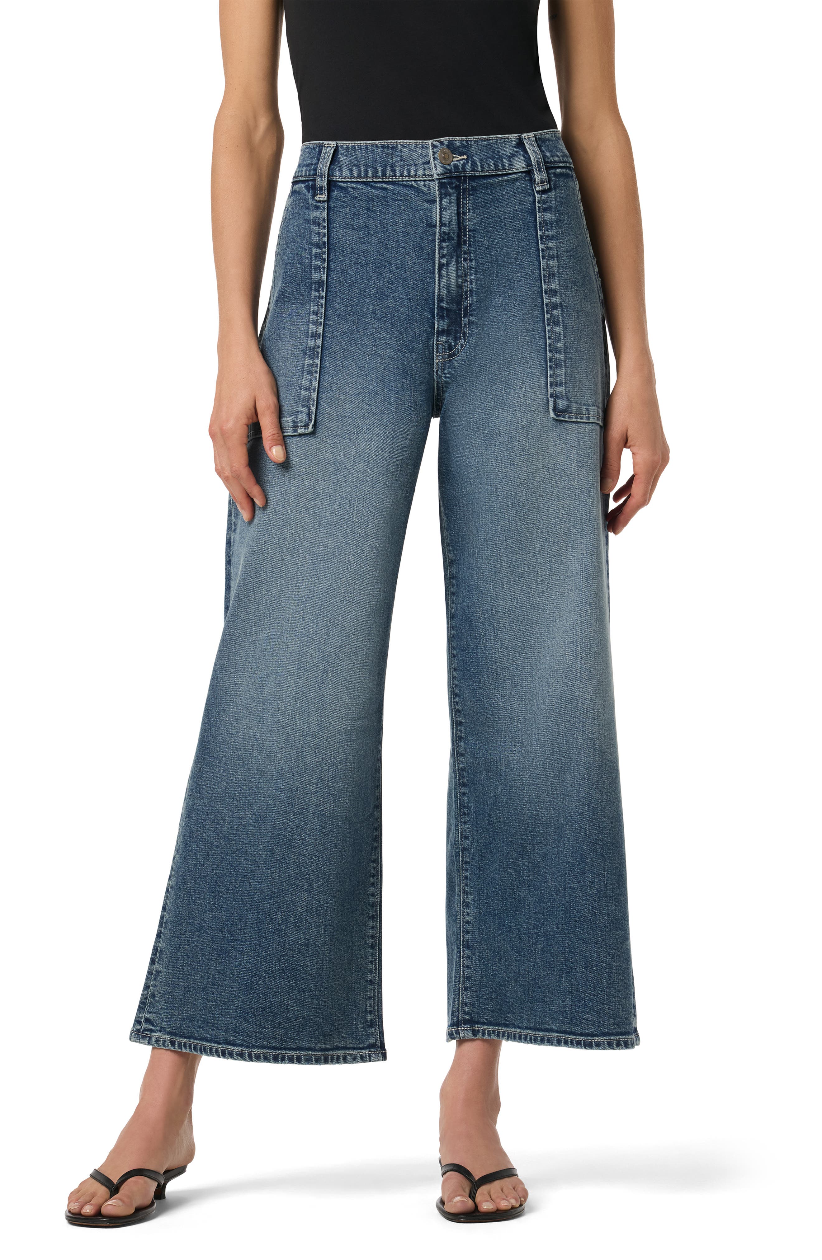 Hudson Jeans Jolene High Waist Wide Leg Jeans