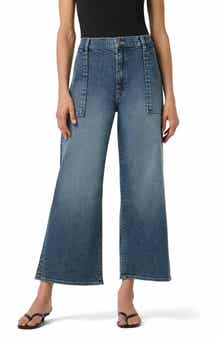 Hudson Jeans Jolene High Waist Wide Leg Jeans
