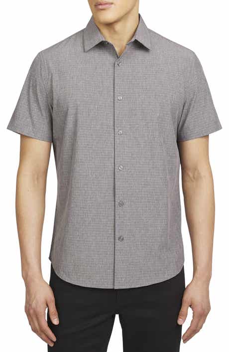 DKNY SPORTSWEAR Ezra Short Sleeve Button-Up Shirt