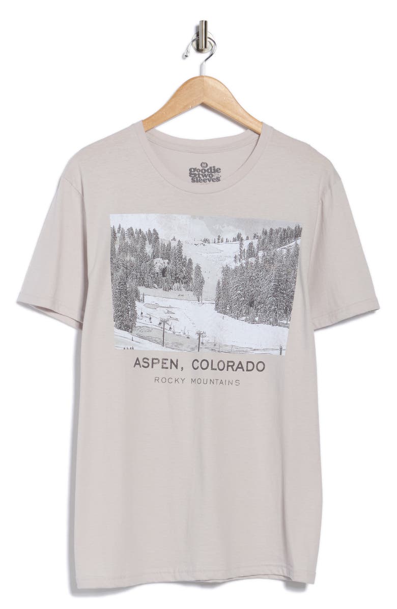 Goodie Two Sleeves Aspen Short Sleeve T-Shirt, Alternate, color, Ice Grey
