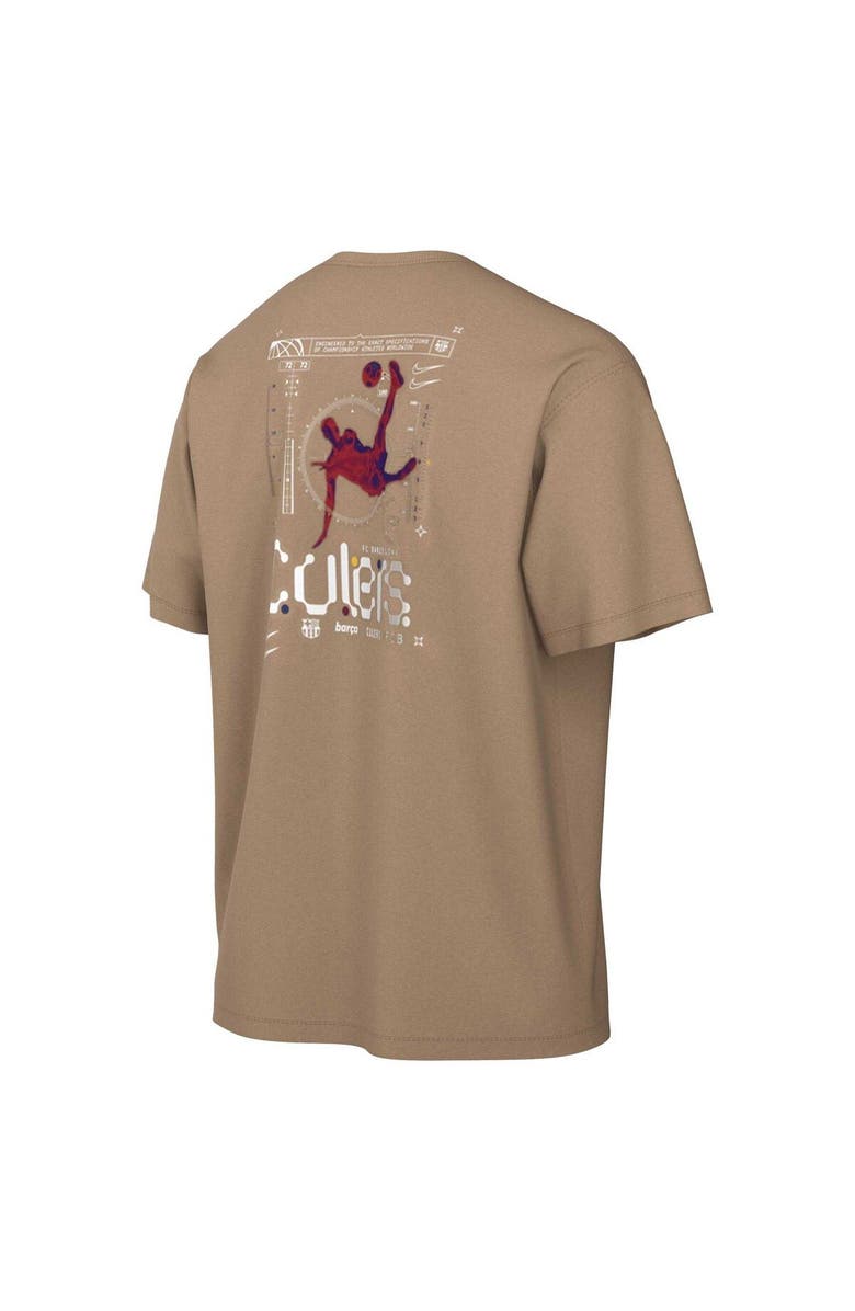 Nike Men's Nike Brown Barcelona Air Traffic T-Shirt, Alternate, color, 