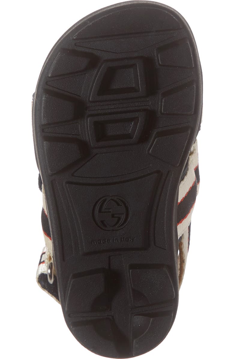 Gucci Sam Logo Strap Slingback Sandal, Alternate, color,