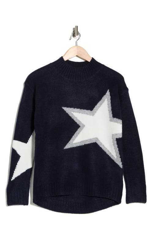 Love Token Star Sweater In Blue