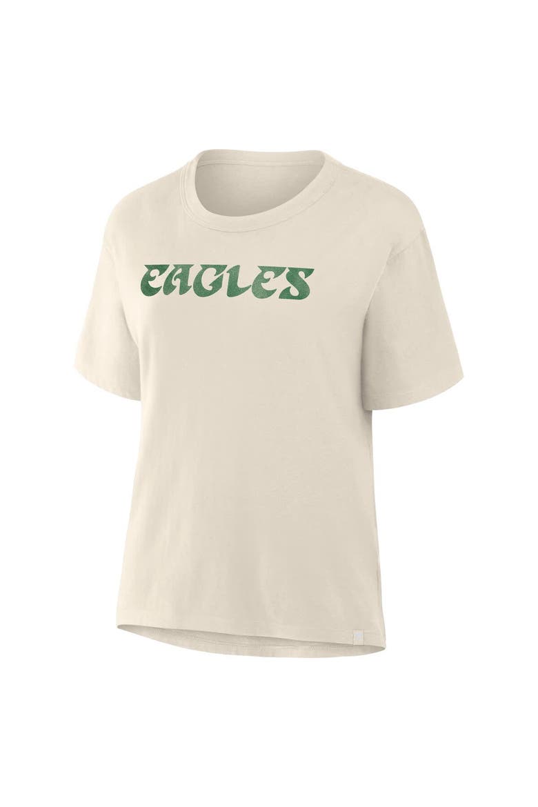 Women's Fanatics Cream Philadelphia Eagles Dove Legacy T-Shirt, Alternate, color, Cream