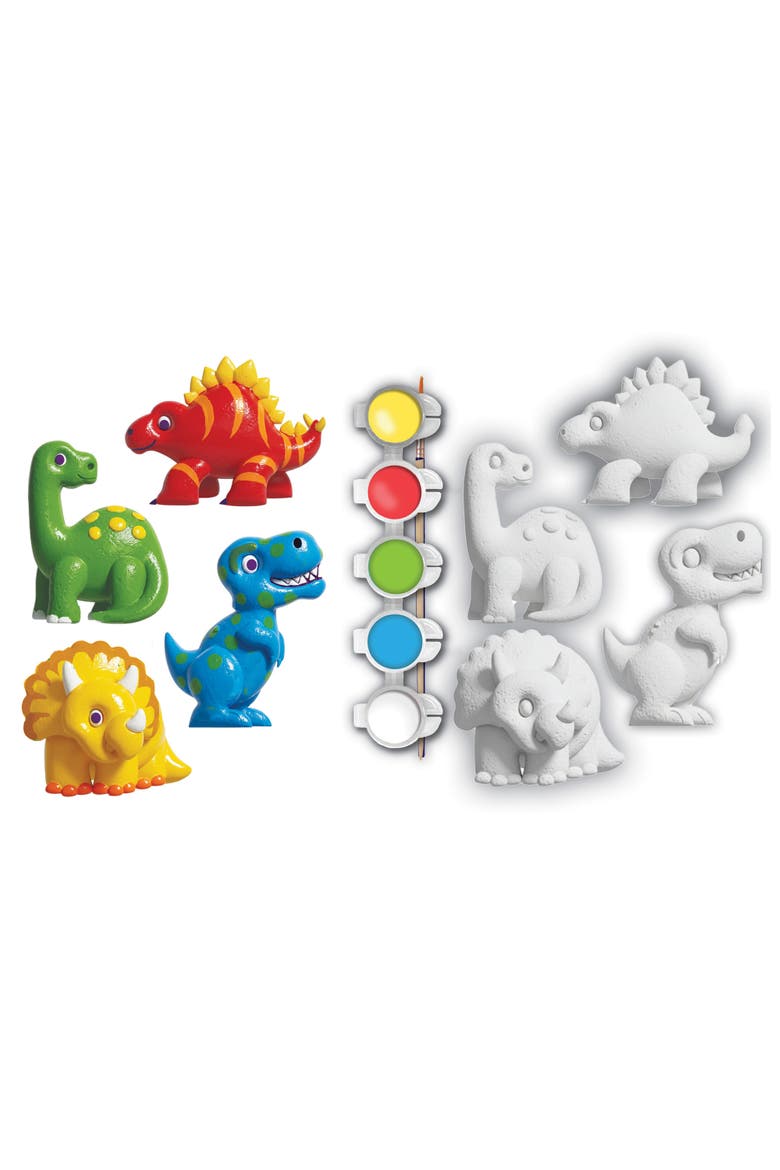 Dinosaur World 6-Pack Magnets Paint Kit, Alternate, color, Multicolor