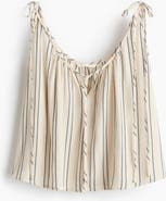 H&M Oversized Tie-strap Top