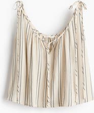 H&M Oversized Tie-strap Top