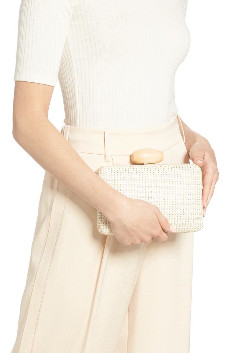 Nordstrom Woven Minaudière, Alternate, color,