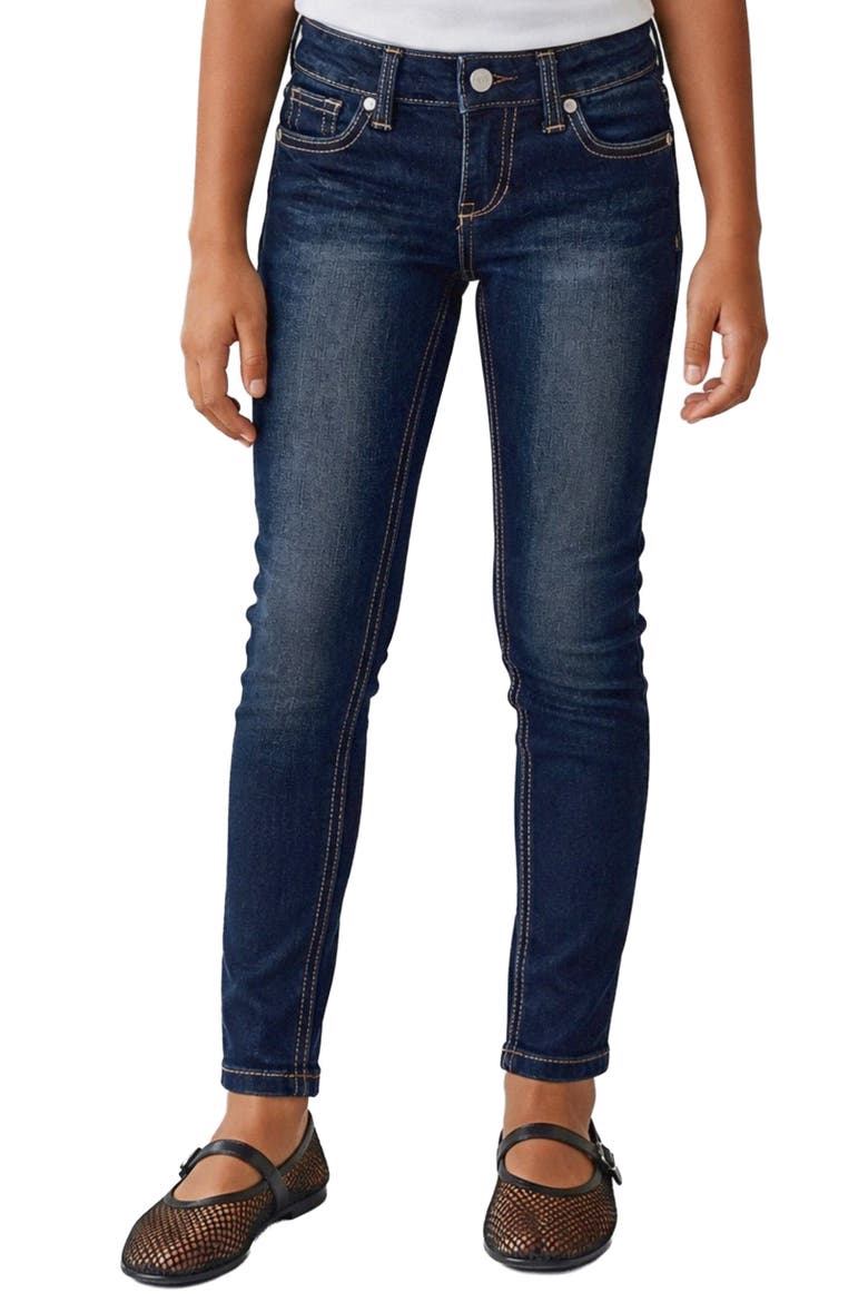 The Icon Ankle Skinny Jeans, Alternate, color, DARK WASH