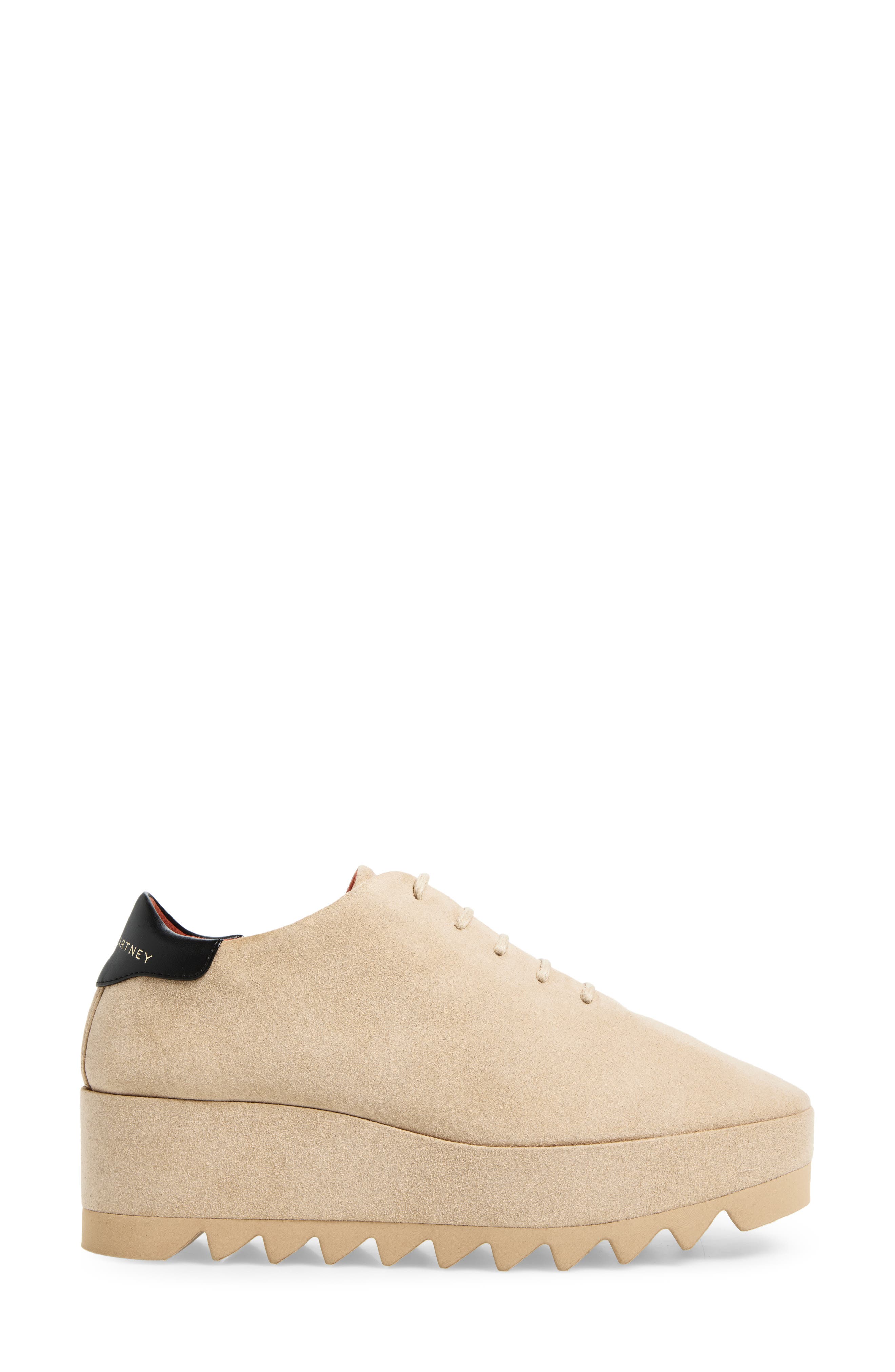 Stella McCartney Sneakelyse Platform Sneaker, Alternate, color, Desert