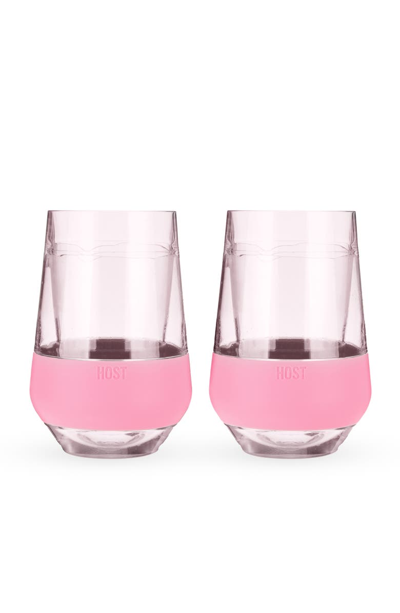 HOST Wine FREEZE XL Cooling Cup Set of 2, Alternate, color, Tinted Blush