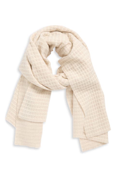 Joni Recycled Wool Blend Waffle Scarf