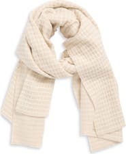 rag & bone Joni Recycled Wool Blend Waffle Scarf